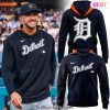 Detroit Tigers 2025 Black Hoodie