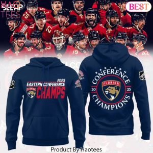Eastern Conference Champions Florida Panthers Design Hoodie – Blue