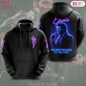 Elvis Presley The Night Belongs To The King Design Hoodie
