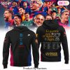F.C Barcelona El Nostre Estil El Nostre Llegat La Liga 2025 Champions Design Hoodie – Black