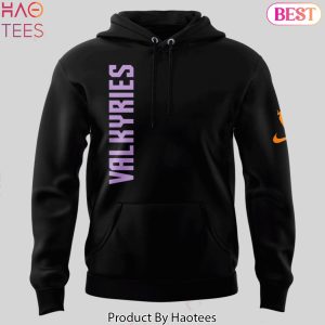 Golden State Valkyries 2025 Black Design Hoodie