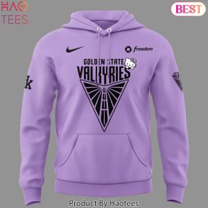 Golden State Valkyries Basketball Kitty 2025 Purple Design Hoodie