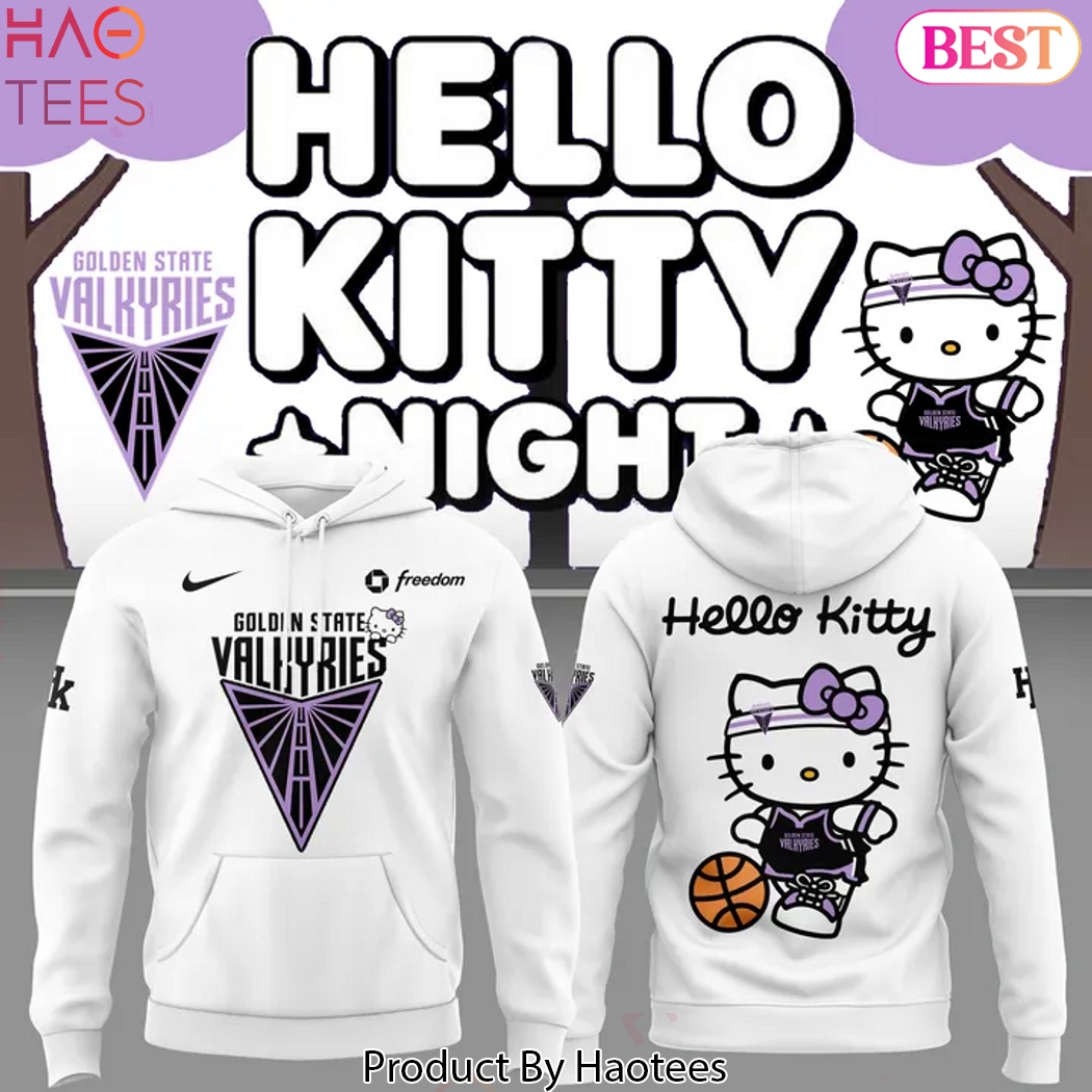 Golden State Valkyries Kitty 2025 White Design Hoodie Golden State Valkyries Kitty 2025 White Design Hoodie