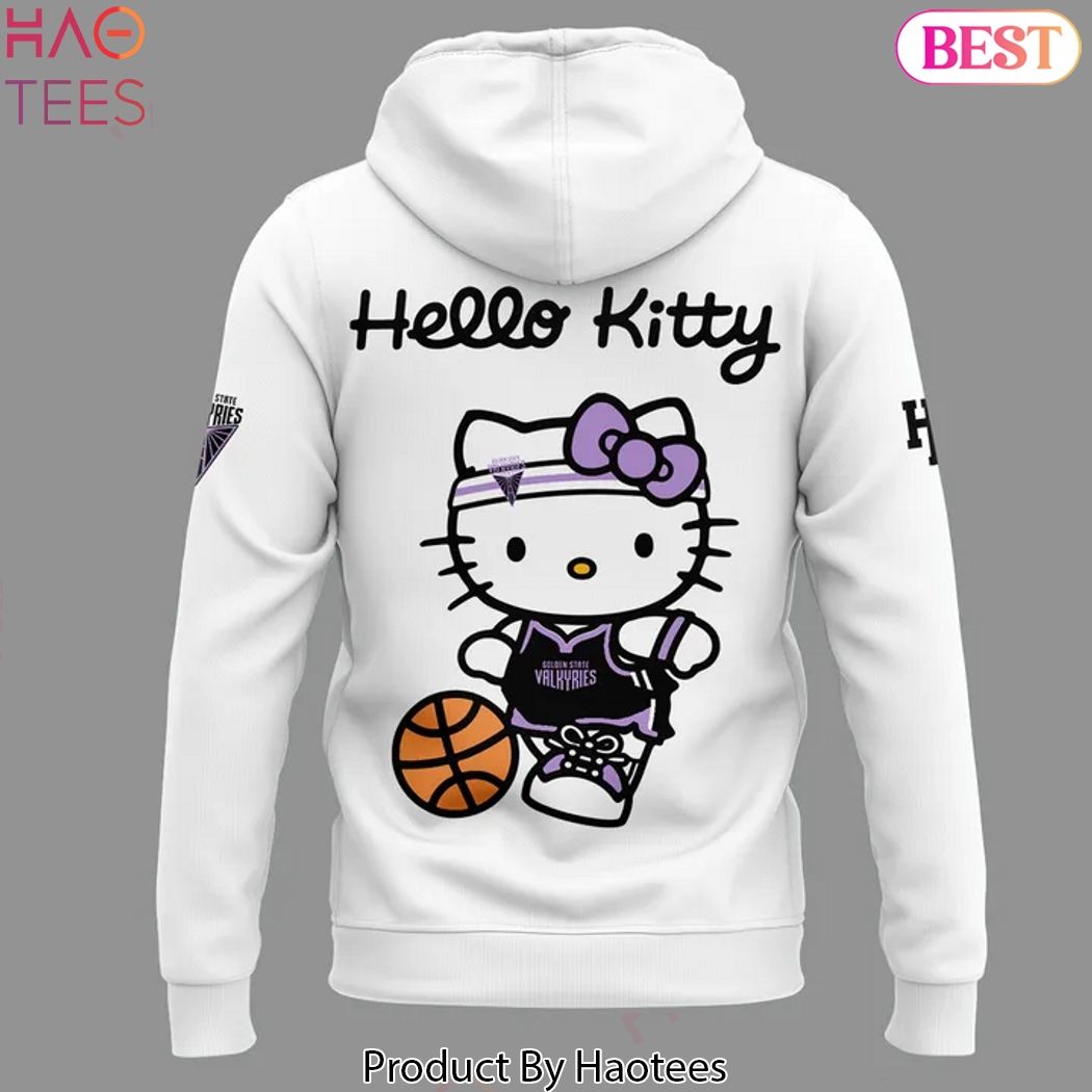 Golden State Valkyries Kitty 2025 White Design Hoodie Golden State Valkyries Kitty 2025 White Design Hoodie
