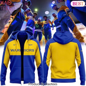 Golden State Warriors Basketball 2025 Design Zip Hoodie