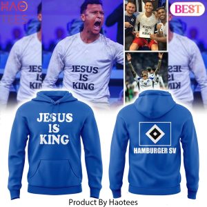 Hamburger SV Jesus Is King Design Hoodie – Blue