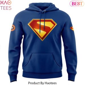 Houston Astros x Superman Blue Design Hoodie