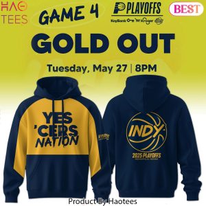 Indiana Pacers Yes Cers Nation 2025 Playoffs Design Hoodie