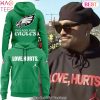 Jalen Hurts With The Love, Hurts Philadelphia Eagles Design Hoodie – Green