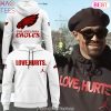 Jalen Hurts With The Love, Hurts Philadelphia Eagles Design Hoodie – Green