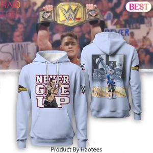 John Cena Never Give Up WWE Champions Design Hoodie