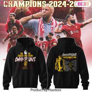 Liverpool Premier League 2025 Champions Design Hoodie