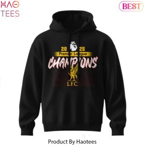 Liverpool Premier League 2025 Champions Design Hoodie
