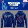 Los Angeles Dodgers Nurses 2025 Design Hoodie – White