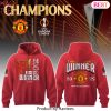 Manchester United UEFA Europa League Champions 2025 Design Hoodie