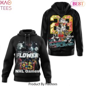Marc-Andre Fleury Felicitations Flower NHL Games Design Hoodie