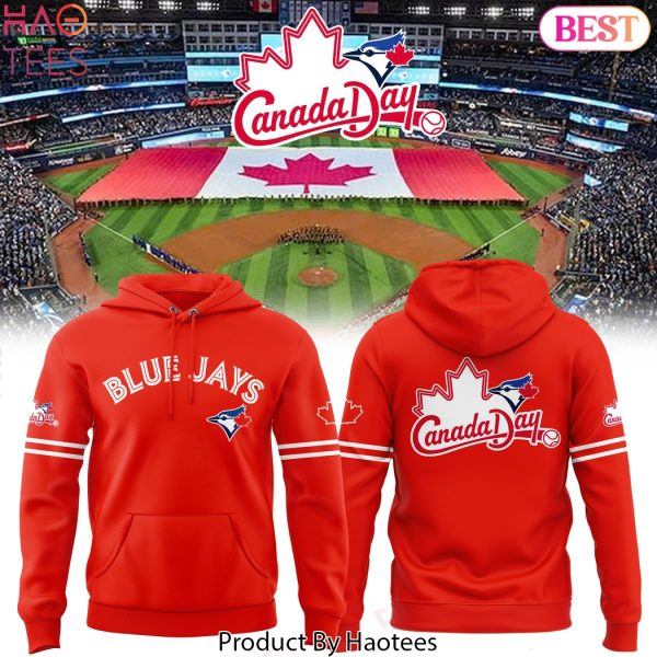 Personalized Toronto Blue Jays Canada Day 2025 Design Hoodie