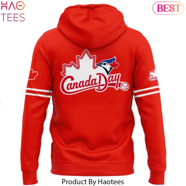 Personalized Toronto Blue Jays Canada Day 2025 Design Hoodie