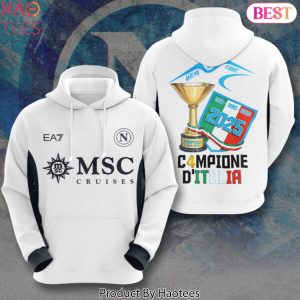 SSC Napoli 2025 Campione D Italia Design Hoodie