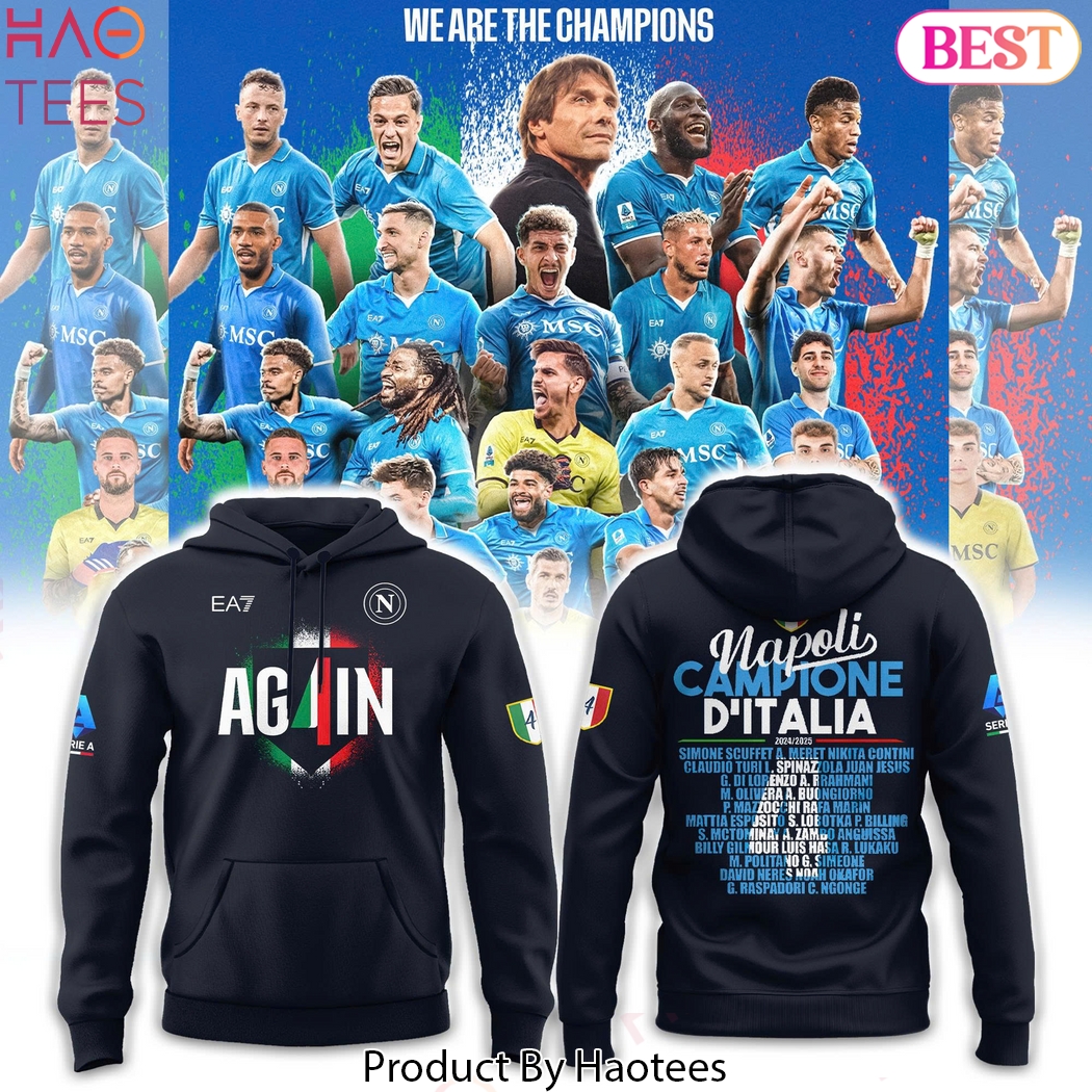 SSC Napoli Campione D Italia 2024-2025 Design Hoodie SSC Napoli Campione D Italia 2024-2025 Design Hoodie