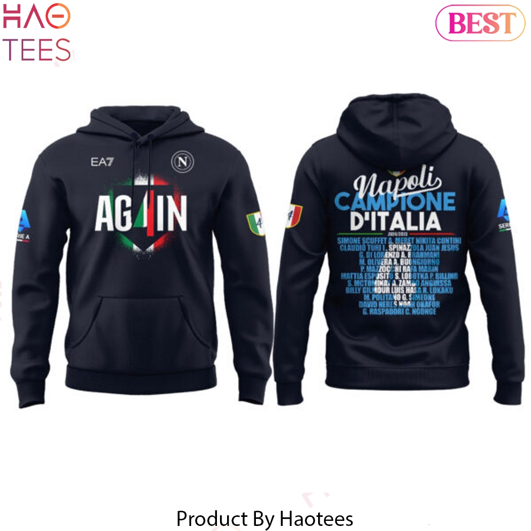 SSC Napoli Campione D Italia 2024-2025 Design Hoodie SSC Napoli Campione D Italia 2024-2025 Design Hoodie