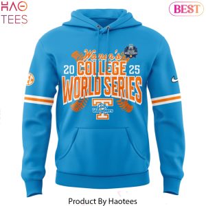 Tennessee Lady Volunteers 2025 NCAA Softball Womens College World Series Design Hoodie