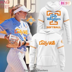 Tennessee Volunteers Lady Softball 2025 Design Hoodie – White