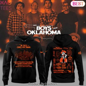The Boys From Oklahoma Cowboys Design Hoodie