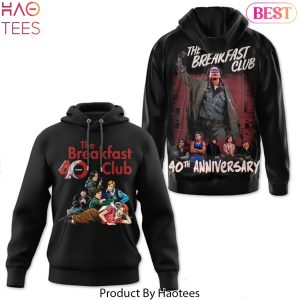 The Breakfast Club 40th Anniversary Design Hoodie
