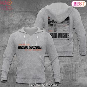 Tom Cruise Mission Impossible The Final Reckoning Design Hoodie