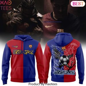 Travis Scott Brings Cactus Jack To El Clssico With FC Barcelona Design Hoodie