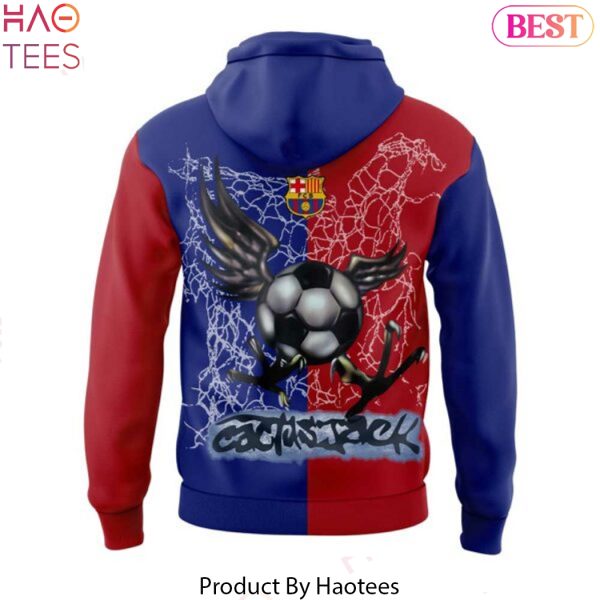 Travis Scott Brings Cactus Jack To El Clssico With FC Barcelona Design Hoodie