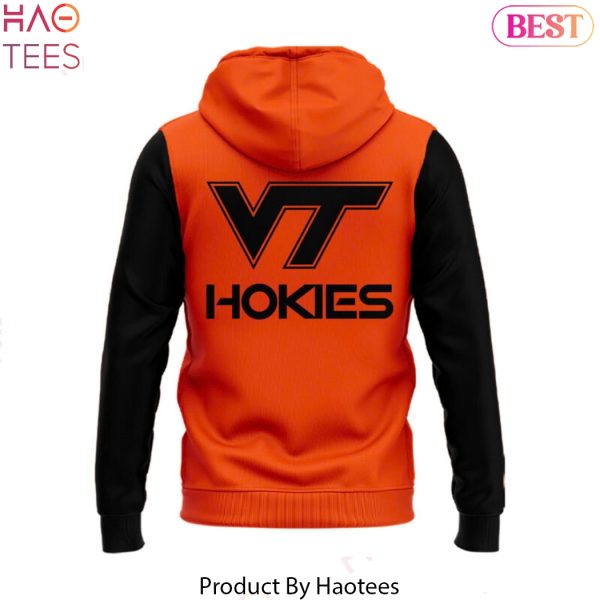 Virginia Tech Hokies Orange Black 2025 Design Hoodie