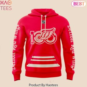 100 Years Of Hockeytown Detroit Red Wings Design Hoodie