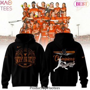 2025 National Champions Texas Longhorns Softball Design Hoodie