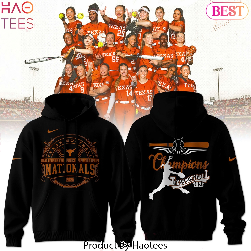 2025 National Champions Texas Longhorns Softball Design Hoodie 2025 National Champions Texas Longhorns Softball Design Hoodie