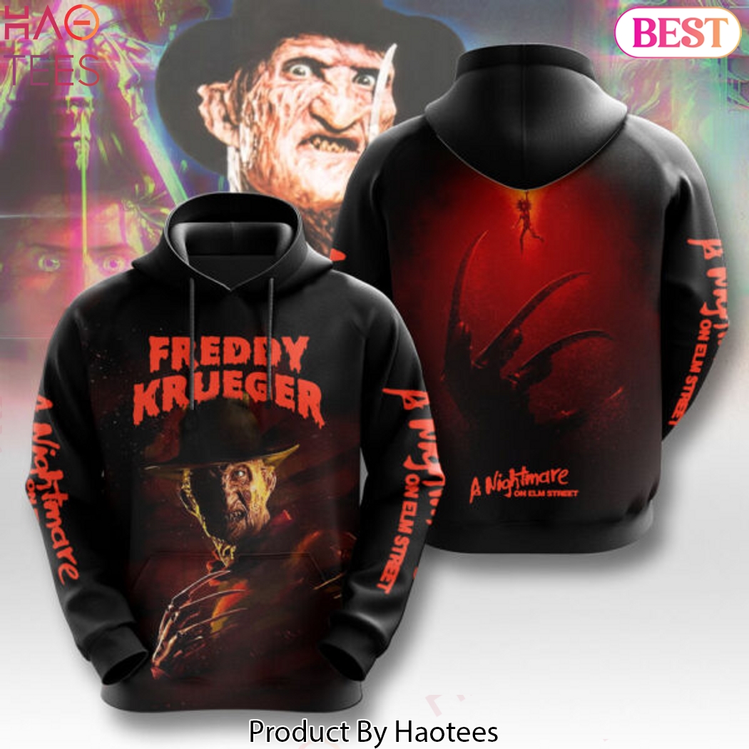 A Nightmare On Elm Street Freddy Krueger Design Hoodie A Nightmare On Elm Street Freddy Krueger Design Hoodie