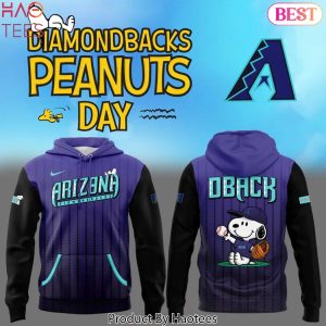 Arizona Diamondbacks Peanuts Snoopy Design Hoodie