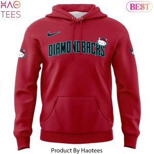 Arizona Diamondbacks Sweet Style Kitty Charm Design Hoodie