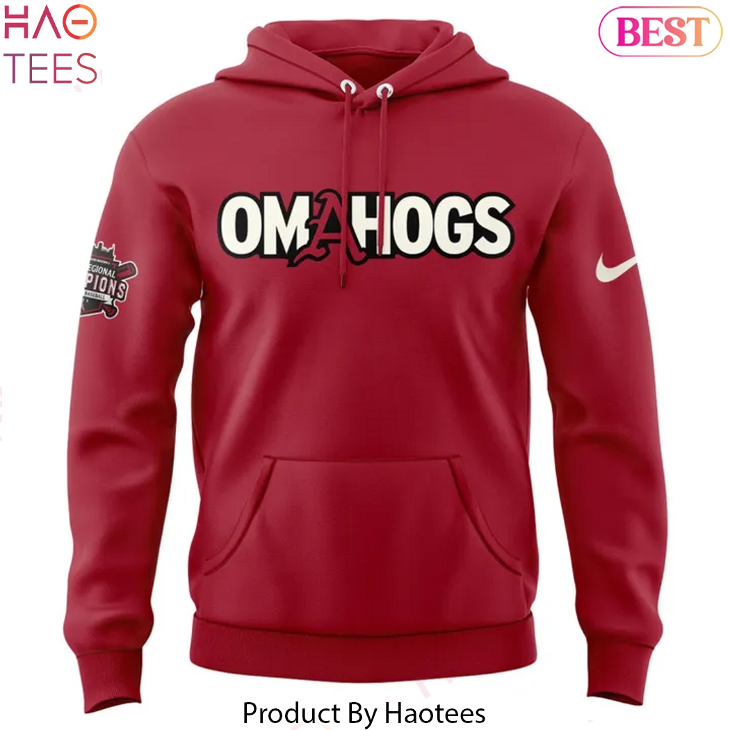 Arkansas Razorbacks Baseball Omahogs Super Regionals Champions Design Hoodie Arkansas Razorbacks Baseball Omahogs Super Regionals Champions Design Hoodie