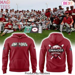Arkansas Razorbacks Super Regional 2025 Omahogs Design Hoodie