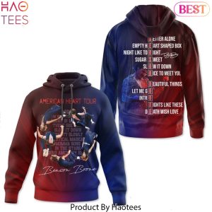 Benson Boone American Heart Tour Signature Design Hoodie