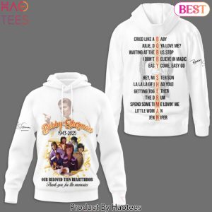 Bobby Sherman 1943-2025 Rest In Peace Thank You For The Memories Signature Design Hoodie