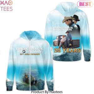 Brokeback Mountain 20th Anniversary Design Zip Hoodie