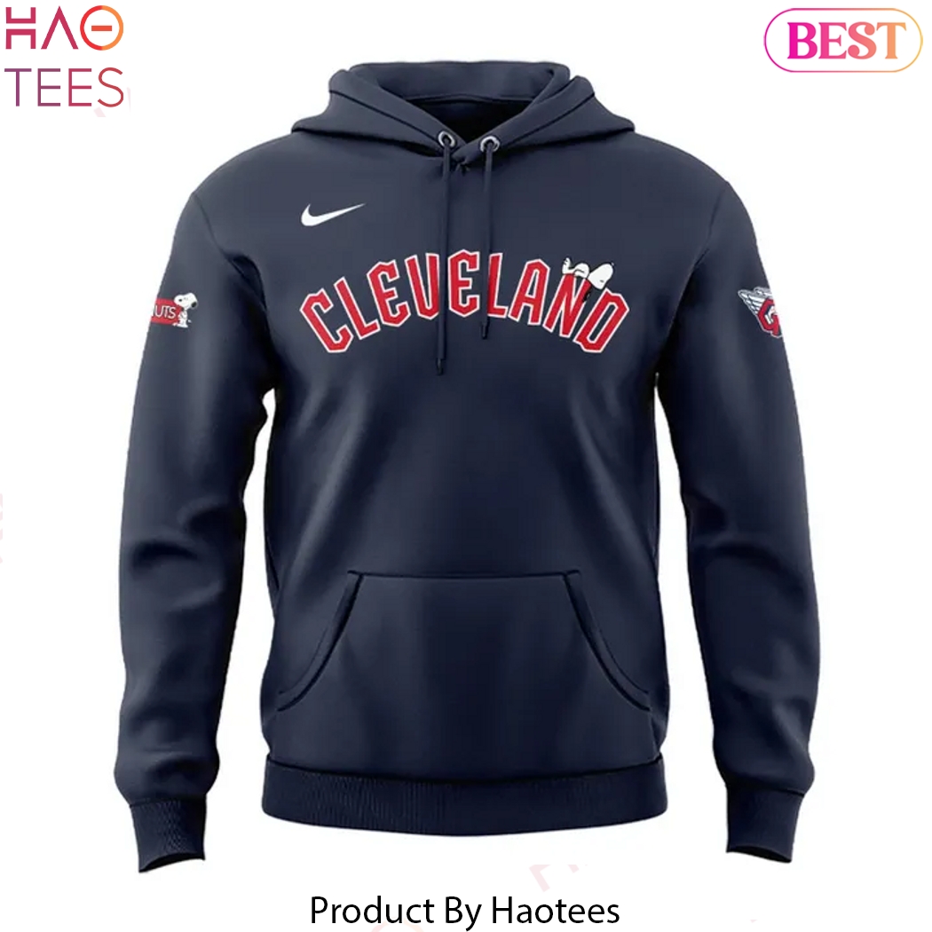 Cleveland Guardians Peanuts Snoopy The Land Design Hoodie Cleveland Guardians Peanuts Snoopy The Land Design Hoodie