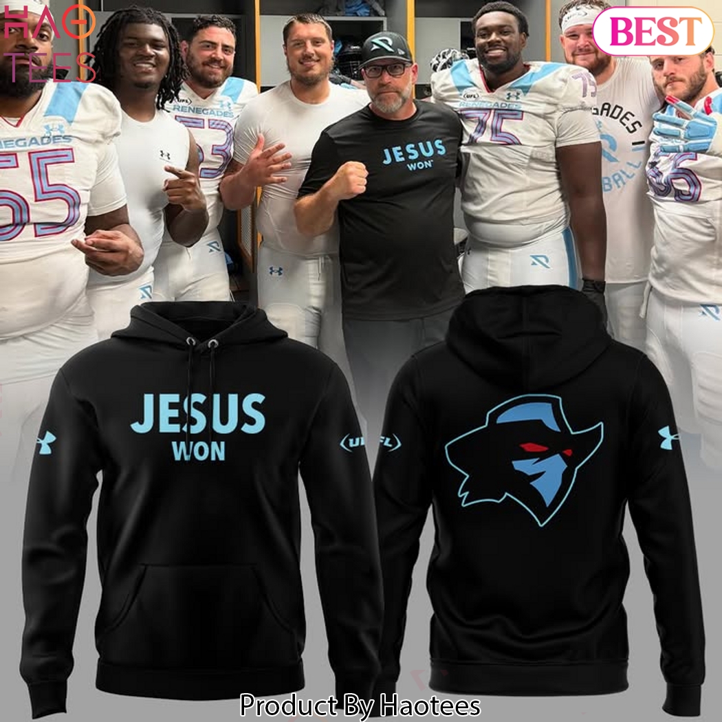 Dallas Renegades Jesus Won 2025 Design Hoodie Dallas Renegades Jesus Won 2025 Design Hoodie