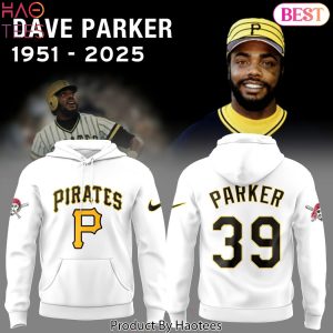 Dave Parker Pittsburgh Pirates 1951-2025 Design Hoodie – White