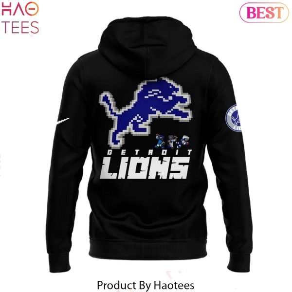 Detroit Lions x Minecraft 2025 Design Hoodie