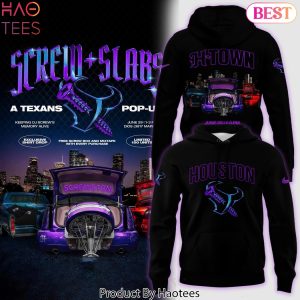 DJ Screw x Houston Texans H-Town Design Hoodie