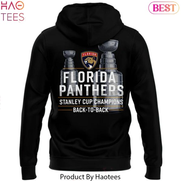 Florida Panthers Stanley Cup Final Champions Back-To-Back Design Hoodie